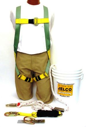 Non-Reusable Roofer's Kit fall protection equipment