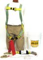 Heavy Duty Re-Usable Roofer's Kit 50ft fall protection equipment