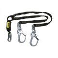 Arc Flash Twin Leg Lanyard with Steel Snap & Tie Back Snap 6' fall protection equipment