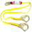 Twin-Leg Energy Absorbing Lanyard with Clear Pack  and Ladder Hook fall protection equipment