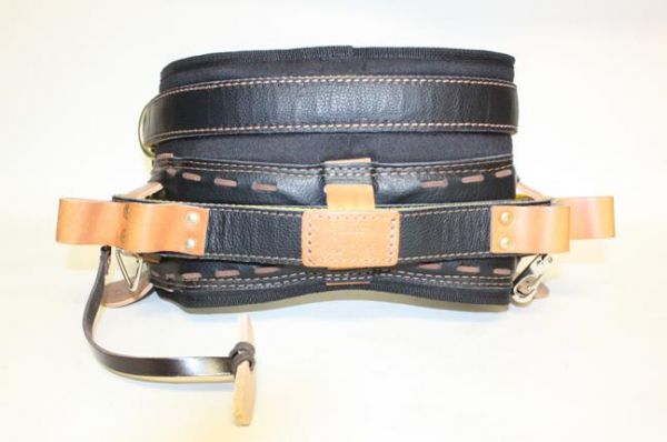 4 D-Ring Nylon Belt with Tongue Buckles